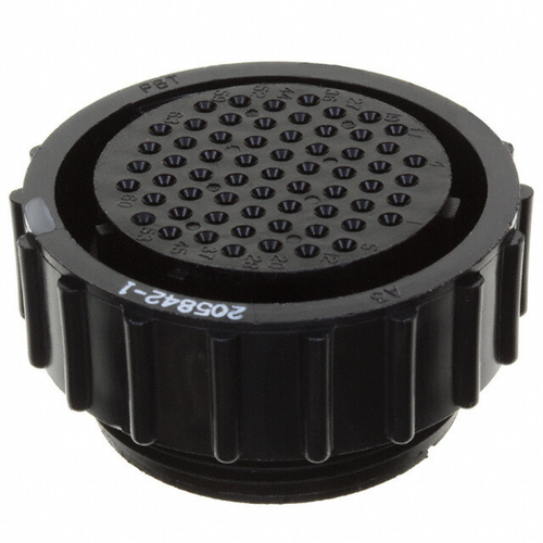 205842-1 Connector Circular Plug 63 Position (In-Line)