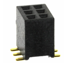 Pack of 4 LPPB032NFSS-RC Connector Header 6POS 0.05 Gold SMD