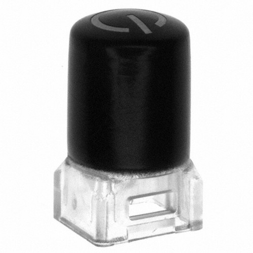 Pack of 5 181D00000 Car pushbutton Black, Round, Convex (Domed) Pushbutton Switch Cap Black, White Lens Snap Fit