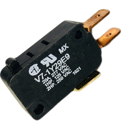 V7-1Y29E9  Switch Basic Snap Action 20A 277VAC Plung Qk Conn RoHS: Compliant
