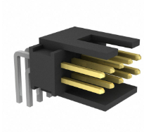 Pack of 3 FTSH-105-01-F-D-RA-K Connector Header Through Hole, Right Angle 10 position 0.050" (1.27mm) :RoHS , Tube