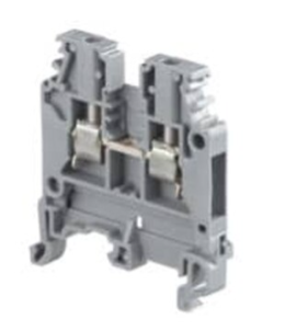 1SNA115486R0300 Connector Feed-Through Screw Clamp Terminal Block 2 Position Straight DIN Rail 30A, 011548603