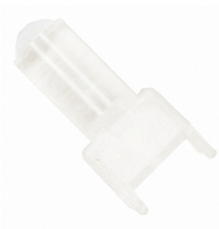 Pack of 4 VLP-350-R LED Light Pipe Single Clear Rigid Board Mount, Press Fit :RoHS