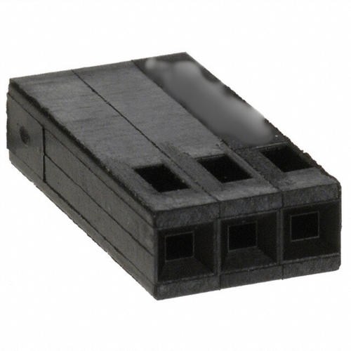 Pack of 10 87499-6 Connector Receptacle Black Housing 3POS 2.54MM