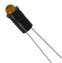559-0302-001F LED Panel Indicator Yellow Diffused 60° 5V 15mA PC Pin