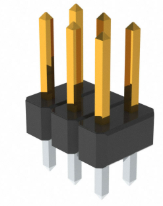 PBC03DAAN Connector Header Through Hole 6 position 0.100" (2.54mm)