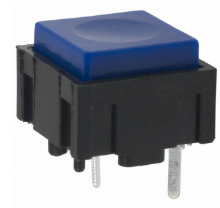 Pack of 4 KS11R27CQD Pushbutton Switch SPST-NO 0.025A 50V Through Hole :RoHS