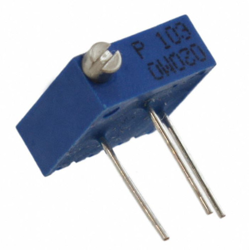 3292P-1-202LF Resistor 2k Ohms 0.5W, 1/2W PC Pins Through Hole Trimmer Potentiometer Cermet 25.0