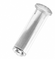 Pack of 10 PLP5-2-500 LED Light Pipe Single Clear Rigid Panel Mount, Press Fit, Front