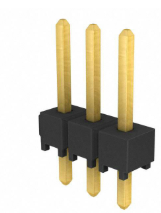 Pack of 4 TSW-103-07-G-S Conn Hdr Vert 3POS 2.54MM :RoHS