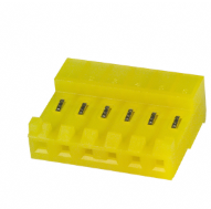 Pack of 10 3-643818-6 Connector Receptacle 6POS IDC 20AWG Tin