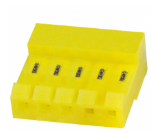 Pack of 10 3-640427-5 Connector Receptacle 5 Position IDC 20AWG Tin