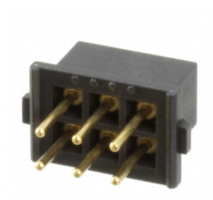 Pack of 4 M80-8500645 Connector Receptacle 6 Position 0.079 Gold PCB :RoHS , Tube