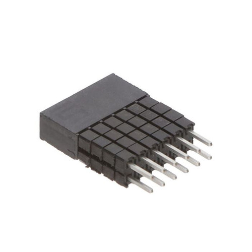 Pack of 2   ESQ-106-44-L-D   Connector 12 Position Elevated Socket 0.100" (2.54mm) Through Hole Gold