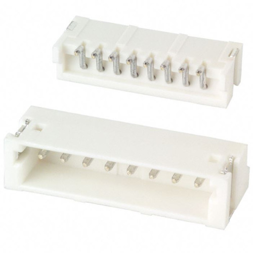 Pack of 10 S8B-ZR-SM4A-TF(LF)(SN) Connector Header Surface Mount, Right Angle 8 position 0.059" (1.50mm)