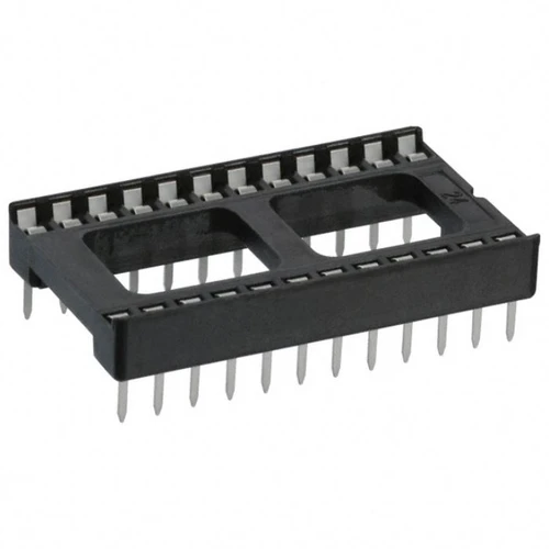 4824-6000-CP Connector 24 (2 x 12) Pos DIP, 0.6" (15.24mm) Row Spacing Socket Tin Through Hole