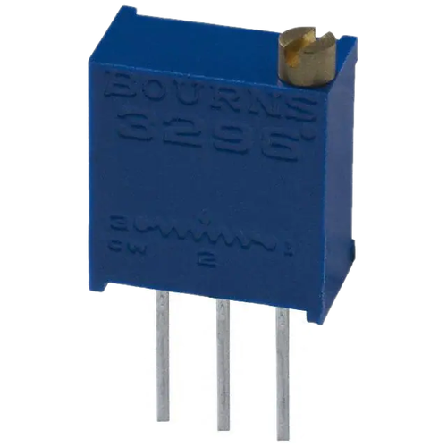 Pack of 10 3296W-1-103LF Trimmer 0.5W, 1/2W PC Pins Through Hole Trimmer Potentiometer Cermet Turn Top Adjustment