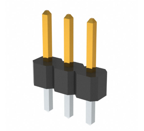 Pack of 5 PBC03SAAN Connector Header Through Hole 3 position 0.100" (2.54mm)
