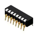 106-PIR04-EV DIP Switches / SIP Switches Recessed ACT4 Position24VDC 25mA 2.54MM PCB Mount :RoHS