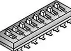 106-EM06-EV DIP Switches / SIP Switches Raised ACT 6 POS :RoHS