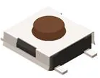 Pack of 10 101-TS5922T1602-EV Tactile Switches 6x6mm 160gf Brown :RoHS , TS5922T1602