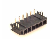 Pack of 4 0436500604 Connector Header Through Hole, Right Angle 6 position 0.118" (3.00mm), Lead Free RoHs : Compliant , Bulk