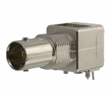 5222092-1 Connector Jack, BNC Female Socket 75 Ohms Panel Mount, Through Hole, Right Angle Solder