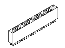 70-0100-2823-4 Connector Stackthrough, (PC/104) 40POS Through Hole PC/104