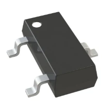Pack of 10 BC847BW-7-F Transistor NPN 45V 0.1A SOT-323, RoHs , Cut Tape