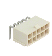 Pack of 8 0874271002 Connector Header Through Hole, Right Angle 10 position 0.165" (4.20mm), RoHs , Bulk