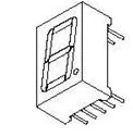 LDS-C514RU LED Display Red 7 Segment 1 Digit 635nm Through Hole