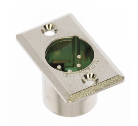 D4M Connector 4 Position Circular Connector Receptacle, Male Pins Solder Cup