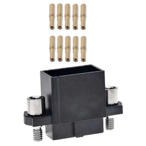 M80-4861005 Headers & Wire Housings 5 + 5 WAY DIL F/M HEX SOCKET JACKSCREW