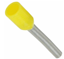 Pack of 100 11810025-S Connector Yellow Wire Ferrule DIN 0,25mm-8mm AWG Single Wire