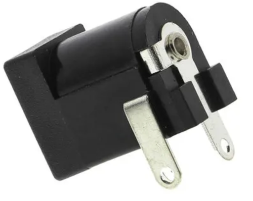 Pack of 10 448376 Straight PCB Mount DC Power Socket 1A 12 Vdc Nickel Plate 2.5mm