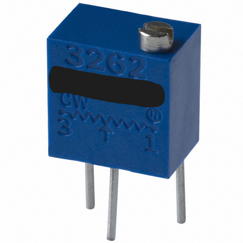3262W-1-201 Trimmer 200 OHM 0.25W PC Pin Top