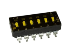 219-6LPST Switch Slide Dip SPST 0.1A 20V