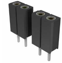 Pack of 4 801-43-008-10-001000 Connector Receptacle 8POS 0.1 Gold PCB, RoHs , Bulk