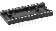 2-1437536-5 Conn DIP Socket SKT 20 POS 2.54mm Solder ST Thru-Hole