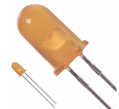 Pack of 10 HLMP-3401 LED Yellow Diffused T-1 3/4 T/H