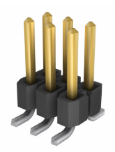 Pack of 3 TSM-103-01-L-DV Conn Hdr 6POS 2.54MM SMD, RoHs , Bulk