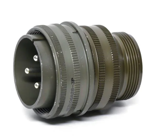 MS3106A20-6P Circular MIL Spec Connector 3P Size 20 Straight Plug MIL-DTL-5015