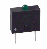 555-3301 LED CBI 2MM GRN TH PC MNT