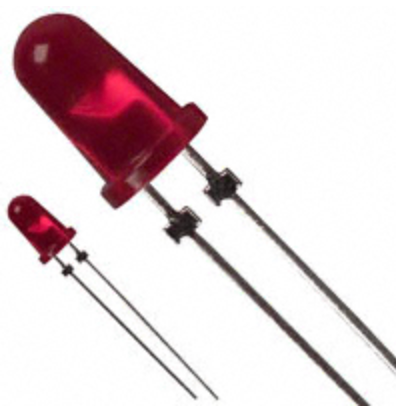 Pack of 10 MV5023A Red LED Indication - Discrete 1.65V Radial