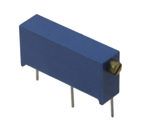 3009P-1-102LF Trimmer 1 kOhms 0.75W, 3/4W PC Pins Through Hole Potentiometer Cermet 15.0 Turn Side Adjustment