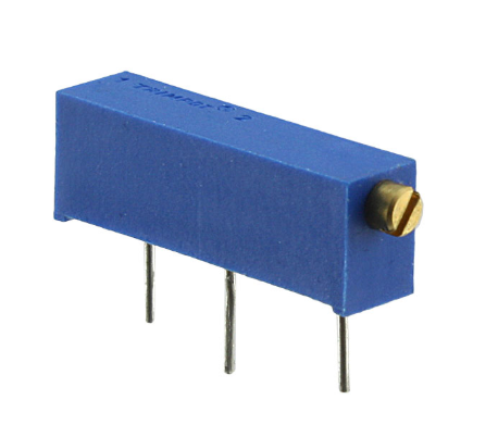 3006P-1-104LF Trimmer 100 kOhms 0.75W, 3/4W PC Pins Through Hole Potentiometer Cermet 15.0 Turn Side Adjustment