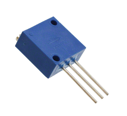 3250W-1-201 Trimmer 200 Ohms 1W PC Pins Chassis Mount Potentiometer Wirewound 25.0 Turn Top Adjustment