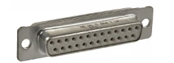 745389-1 Conn D-Sub F 25 POS Solder RA Thru-Hole 25 Terminal 1 Port