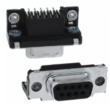 747844-3 Connector 9 Position D-Sub Receptacle, Female Sockets