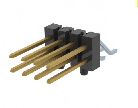 TSM-104-03-L-DH-A-P-TR  Connector Header Surface Mount, Right Angle 8 position 0.100" (2.54mm), TSM-104-03-L-DH-A-P,